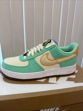 Nike Air Force 1 '07 LX "Happy Pineapple" – Green Glow